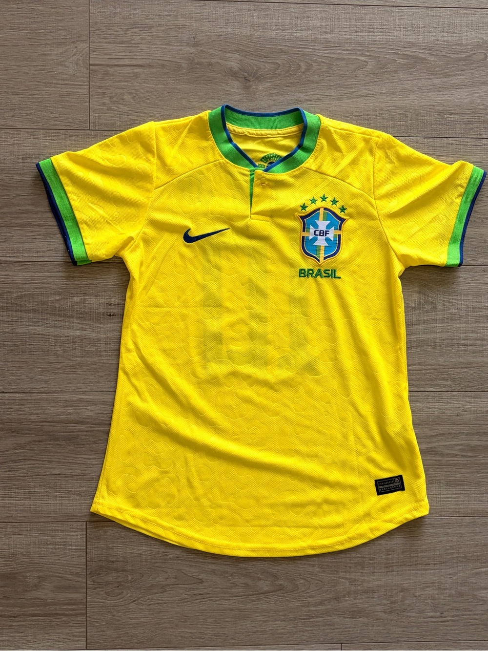 Nike Brazil 2022 Neymar Jr #10 World Cup Home Soccer Jersey Yellow